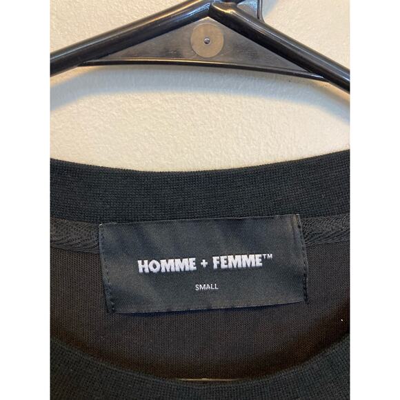 Homme + Femme Hotel Beverly Hills Black Short Sleeve T-Shirt NEW Men's Small - Picture 2 of 6